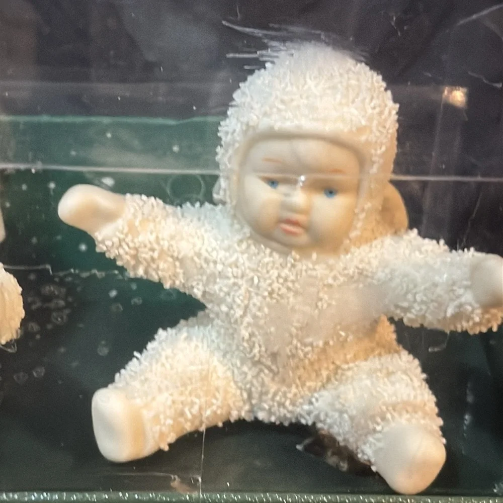 Dept 56 snow babies clip on ornaments